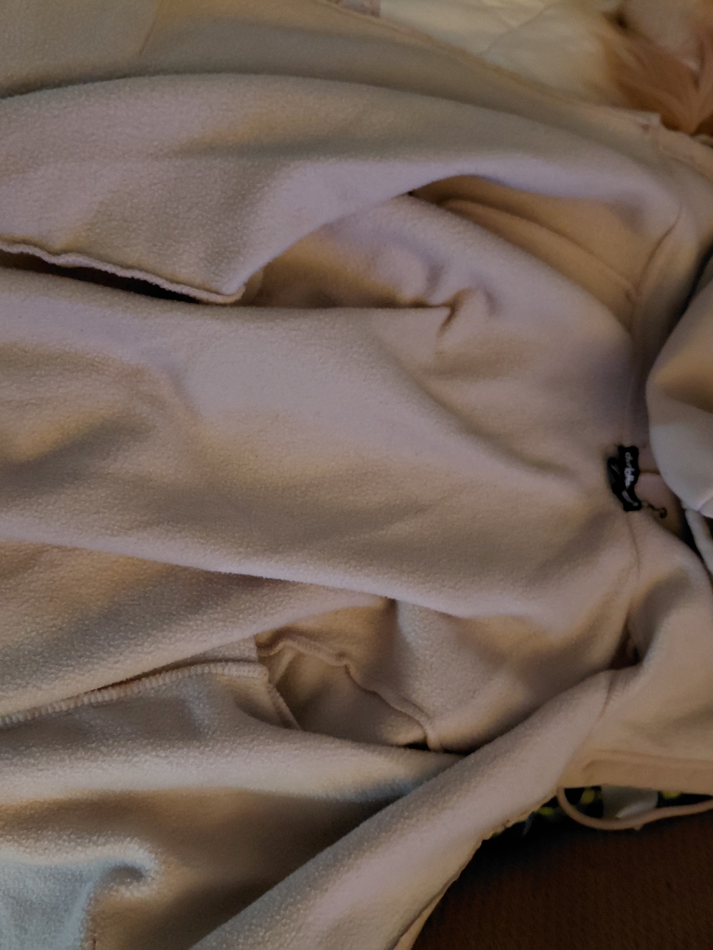Charlotte Russe Cream Teddy Fleece Jacket